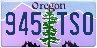OR license plate 945TSO