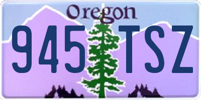 OR license plate 945TSZ