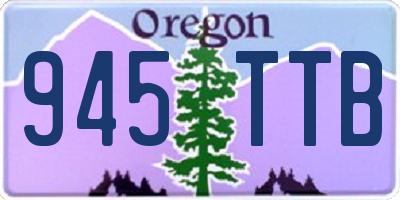OR license plate 945TTB