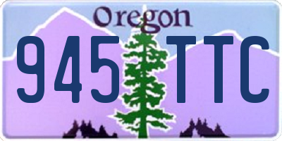OR license plate 945TTC