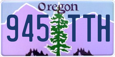 OR license plate 945TTH