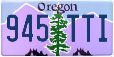 OR license plate 945TTI