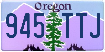 OR license plate 945TTJ