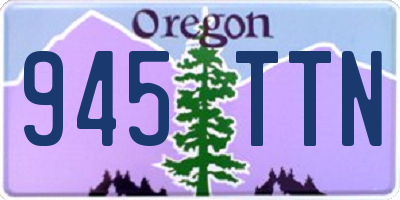 OR license plate 945TTN