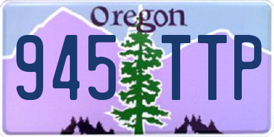 OR license plate 945TTP
