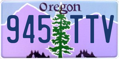 OR license plate 945TTV