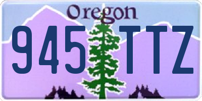 OR license plate 945TTZ