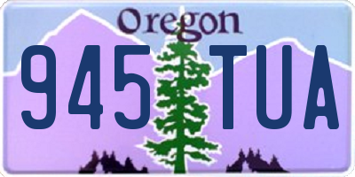 OR license plate 945TUA