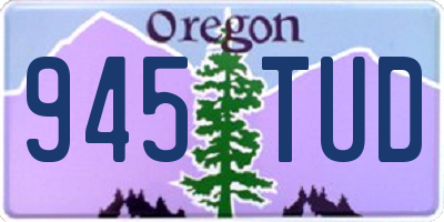 OR license plate 945TUD
