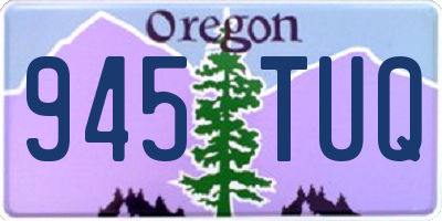 OR license plate 945TUQ