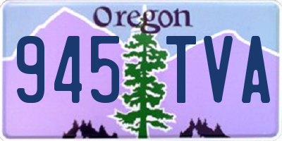 OR license plate 945TVA