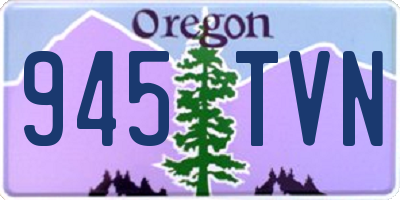 OR license plate 945TVN