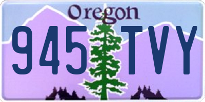 OR license plate 945TVY