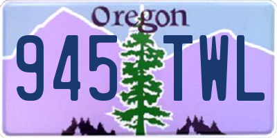 OR license plate 945TWL