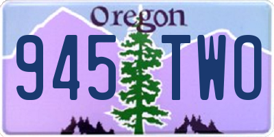 OR license plate 945TWO