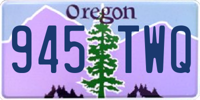 OR license plate 945TWQ
