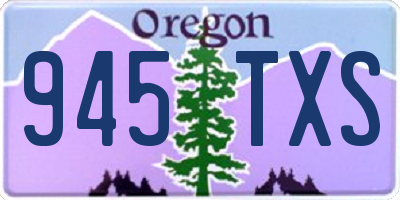 OR license plate 945TXS