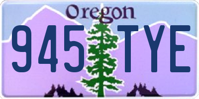 OR license plate 945TYE