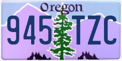 OR license plate 945TZC