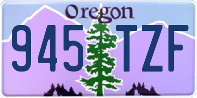 OR license plate 945TZF