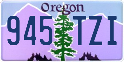 OR license plate 945TZI