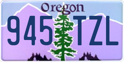 OR license plate 945TZL