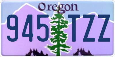 OR license plate 945TZZ