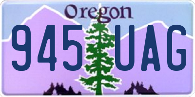 OR license plate 945UAG