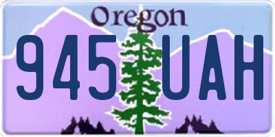 OR license plate 945UAH