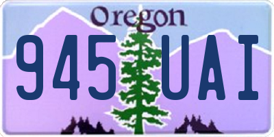 OR license plate 945UAI