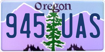 OR license plate 945UAS