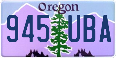 OR license plate 945UBA
