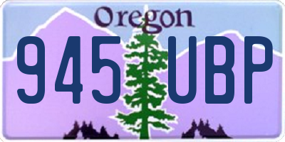 OR license plate 945UBP