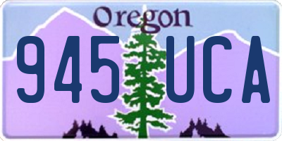 OR license plate 945UCA