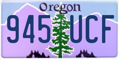 OR license plate 945UCF