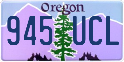 OR license plate 945UCL