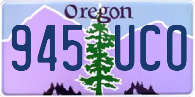 OR license plate 945UCO