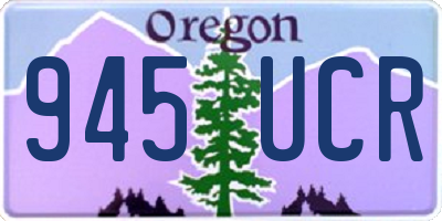 OR license plate 945UCR