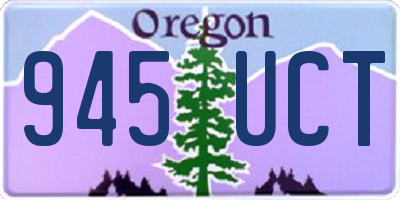 OR license plate 945UCT