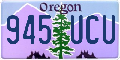 OR license plate 945UCU