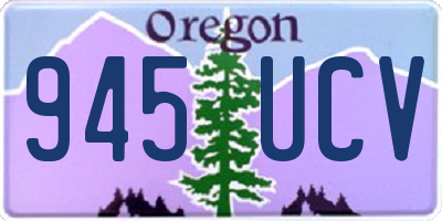 OR license plate 945UCV