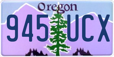 OR license plate 945UCX
