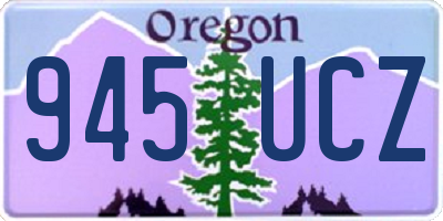 OR license plate 945UCZ