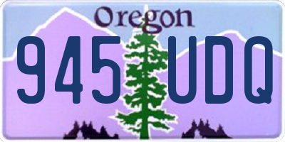 OR license plate 945UDQ