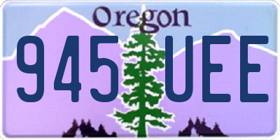 OR license plate 945UEE