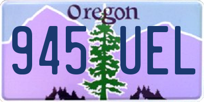 OR license plate 945UEL