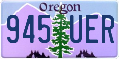 OR license plate 945UER