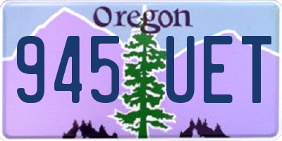 OR license plate 945UET
