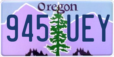 OR license plate 945UEY