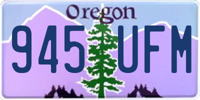 OR license plate 945UFM